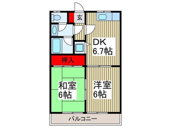 ウイング並木の物件間取画像